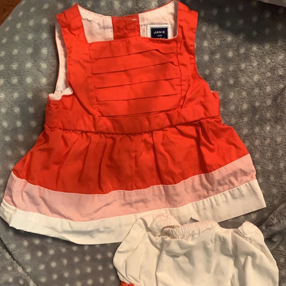 0-3m Janie and Jack baby girl dress